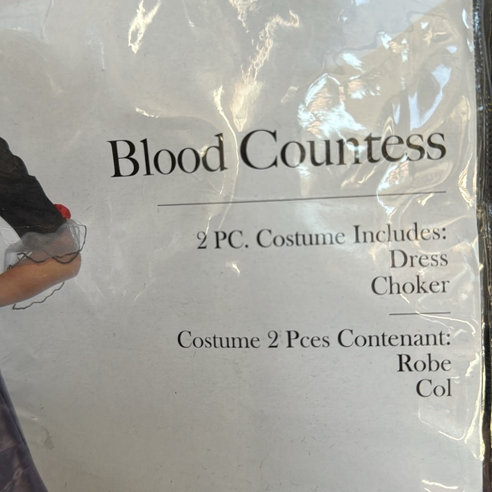 NWT Leg Avenue Women’s Victorian Blood Countess Vampire Costume Size Adult Large - Picture 11 of 13